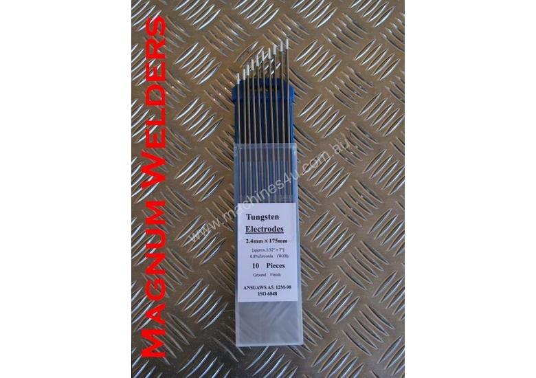 caption Zirconiated 2.4 Tungsten Electrodes Pkt10 $40