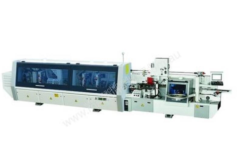 caption NANXING Auto Edgebander w/ Pre-milling, Pre-melt, Corner Rounding | NB7PCG | 26m/min