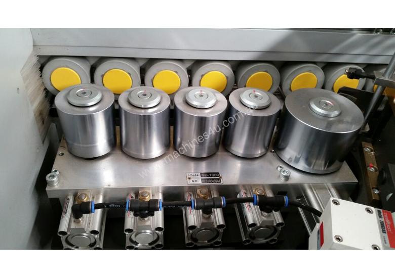 caption NANXING Auto Edgebander w/ Pre-milling, Pre-melt, Corner Rounding | NB7PCG | 26m/min