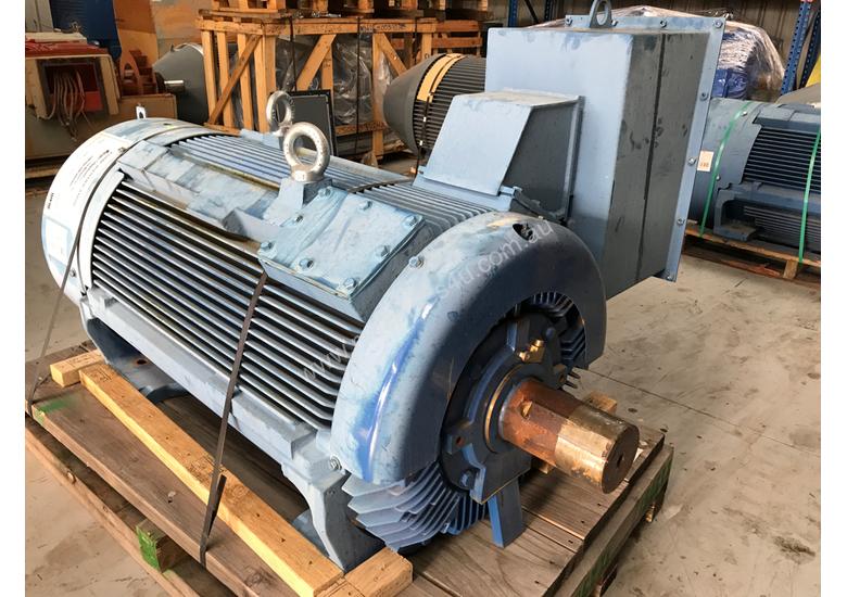 Used 2014 teco 220 kw 300 hp 6 pole 415 v AC Electric