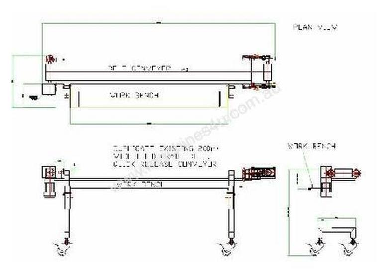 caption IOPAK PLUS Quick Release Conveyor