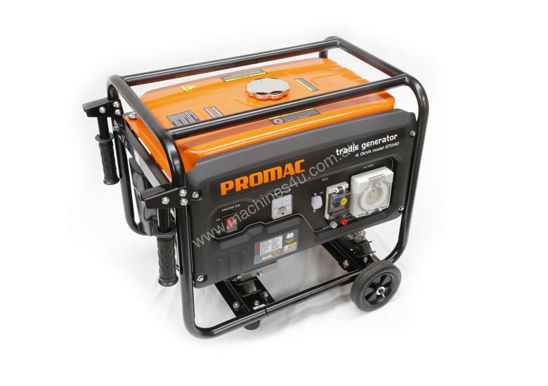 caption PROMAC Torini PETROL Portable Tradie Generator *4 kVA (Model- GT040)
