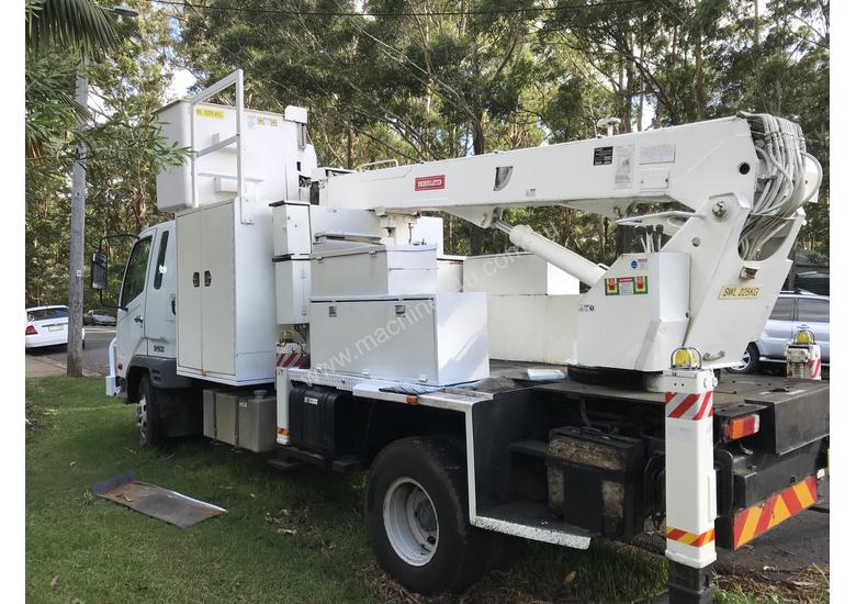 caption Cherry picker Mitsubishi fk600