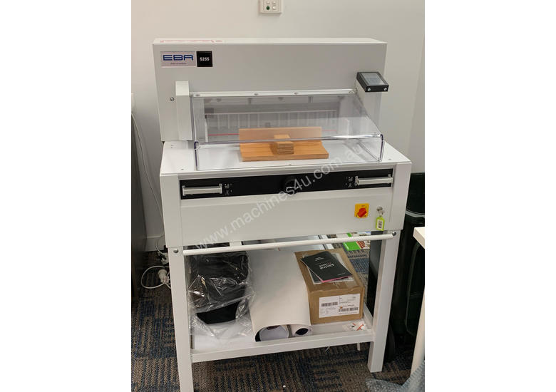 caption EBA 5255 Electric Paper Guillotine