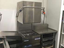 Rhima Commercial Dish Washer w Side Tables & 9 Trays - picture0' - Click to enlarge