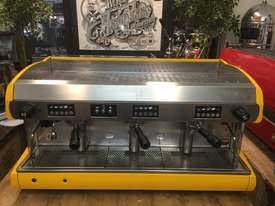 WEGA POLARIS 3 GROUP HIGH CUP YELLOW ESPRESSO COFFEE MACHINE - picture0' - Click to enlarge