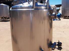 Stainless Steel Jacketed Mixing Tank, Capacity: 1,000Lt - picture0' - Click to enlarge