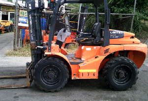 2ton Mast explorer , 4 WD , 3stage mast , side shift , 2,520 hrs ,