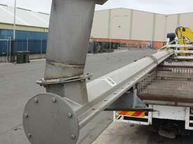 9m long x 150mm helical stainless auger screw feeder conveyor 1.5kW - picture0' - Click to enlarge