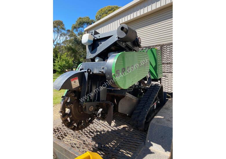 caption Used Red Roo SP5014 TRX Stump Grinder