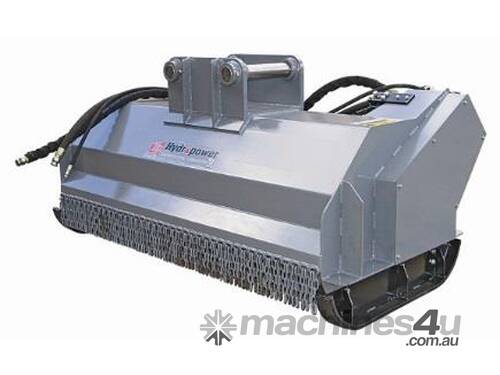 caption FINER HYDRAULICS - Excavator Flail Mower 1m wide.