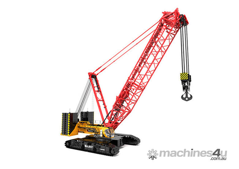caption SANY SCC7000A Lattice Crawler Cranes
