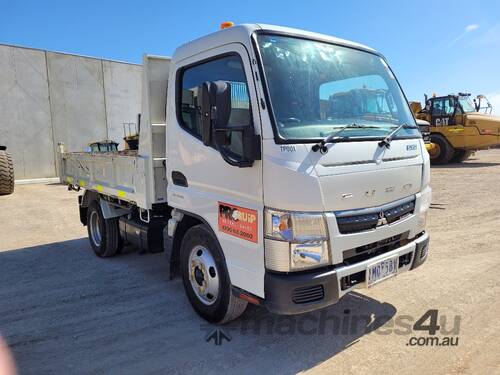 2018 FUSO CANTER 515 SWB TIPPER TRUCK WITH LOW 48,000 KLMS, FULL CIVIL SPEC AND AUTO TRANSMISSION.
