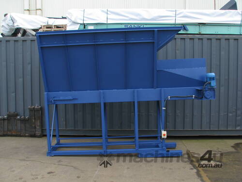 Large Industrial Hopper Conveyor Feeder - 3m Long