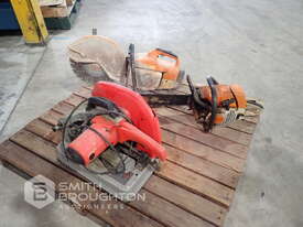 PALLET COMPRISING OF STIHL DEMOLITION SAW, STIHL PETROL CHAIN SAW & MILWAUKEE DROP SAW - picture0' - Click to enlarge