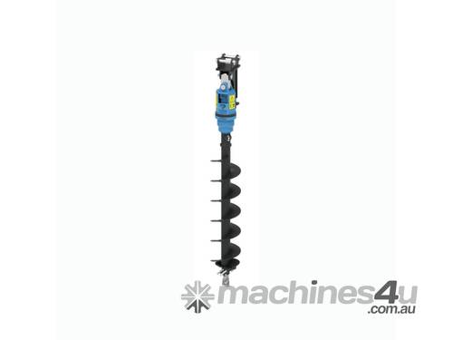 Auger Driver with 200mm Bit to suit 0.8 to 1.4 Ton Excavator