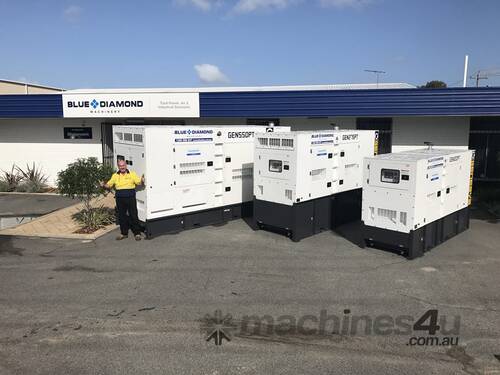 88kVA Diesel Generator: Perkins Engine, 415V - Blue Diamond