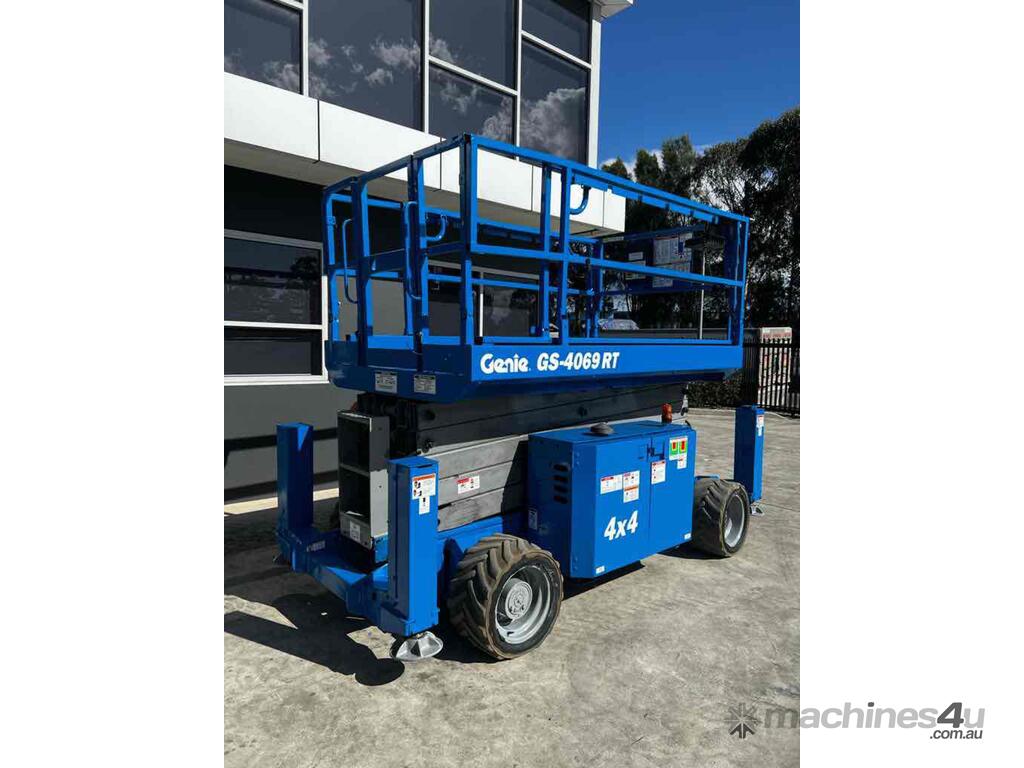Used 2014 Genie GS4069RT Rough Terrain Scissor Lift in GLENBROOK, NSW