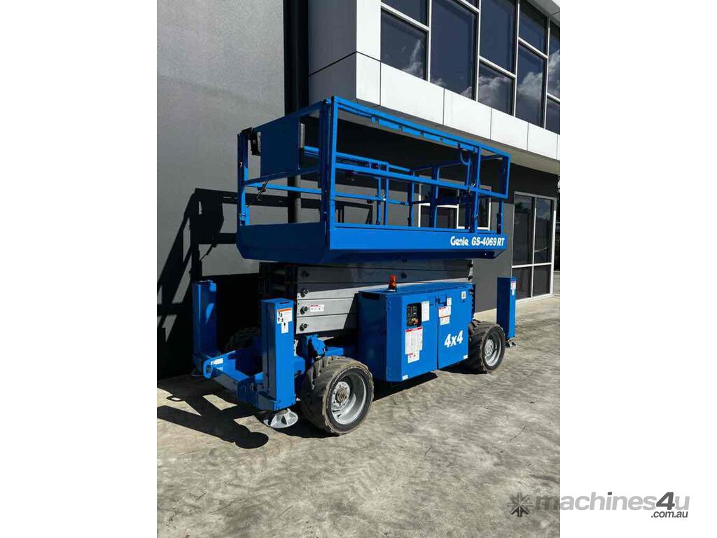 Used 2014 Genie GS4069RT Rough Terrain Scissor Lift in GLENBROOK, NSW