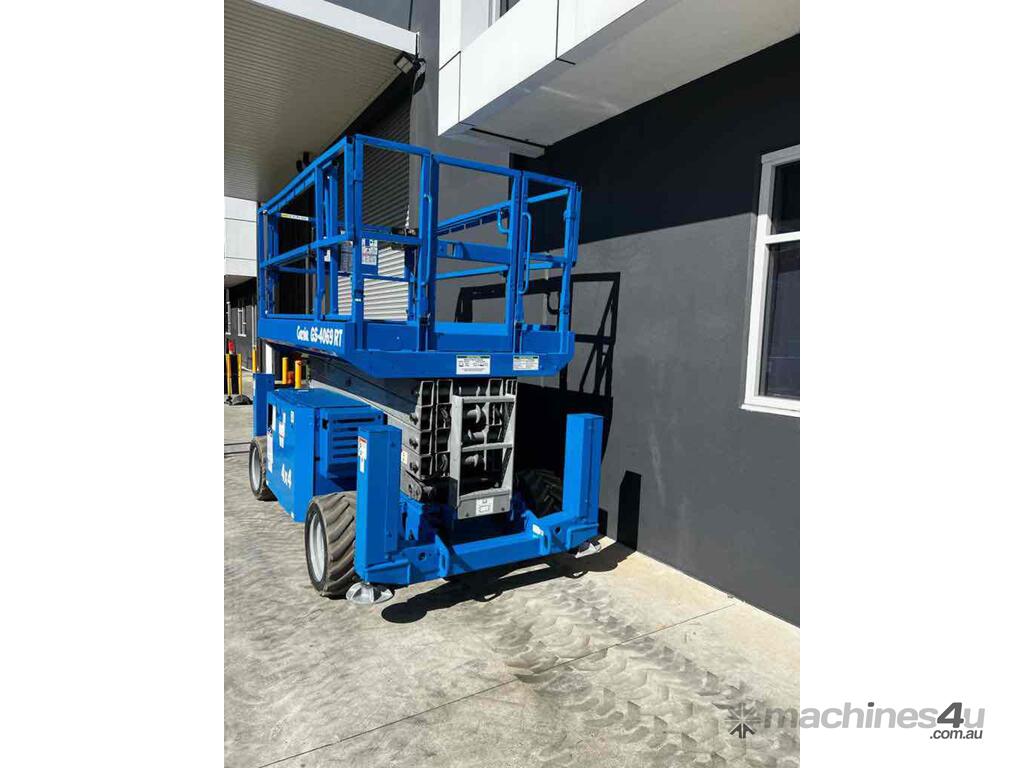 Used 2014 Genie GS4069RT Rough Terrain Scissor Lift in GLENBROOK, NSW
