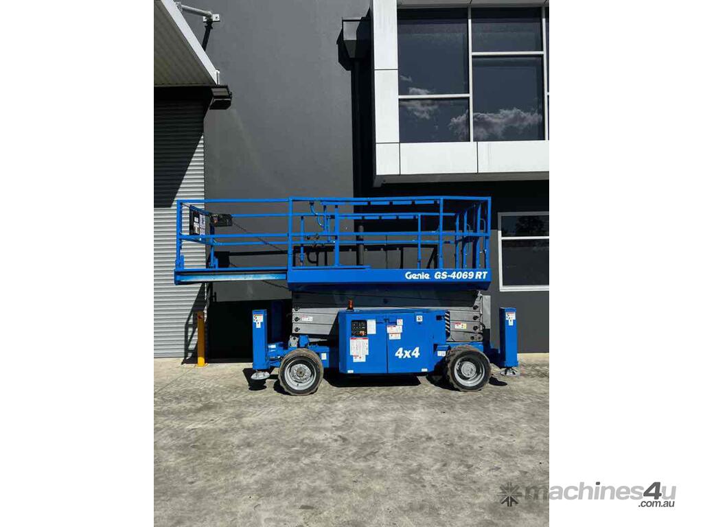 Used 2014 Genie GS4069RT Rough Terrain Scissor Lift in GLENBROOK, NSW