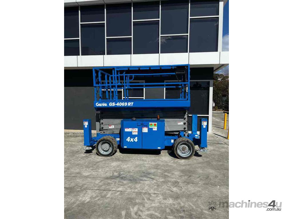 Used 2014 Genie GS4069RT Rough Terrain Scissor Lift in GLENBROOK, NSW