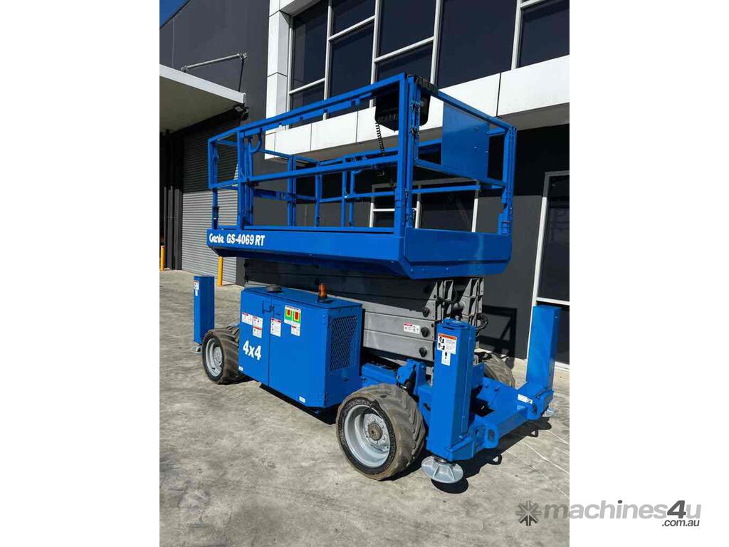 Used 2014 Genie GS4069RT Rough Terrain Scissor Lift in GLENBROOK, NSW