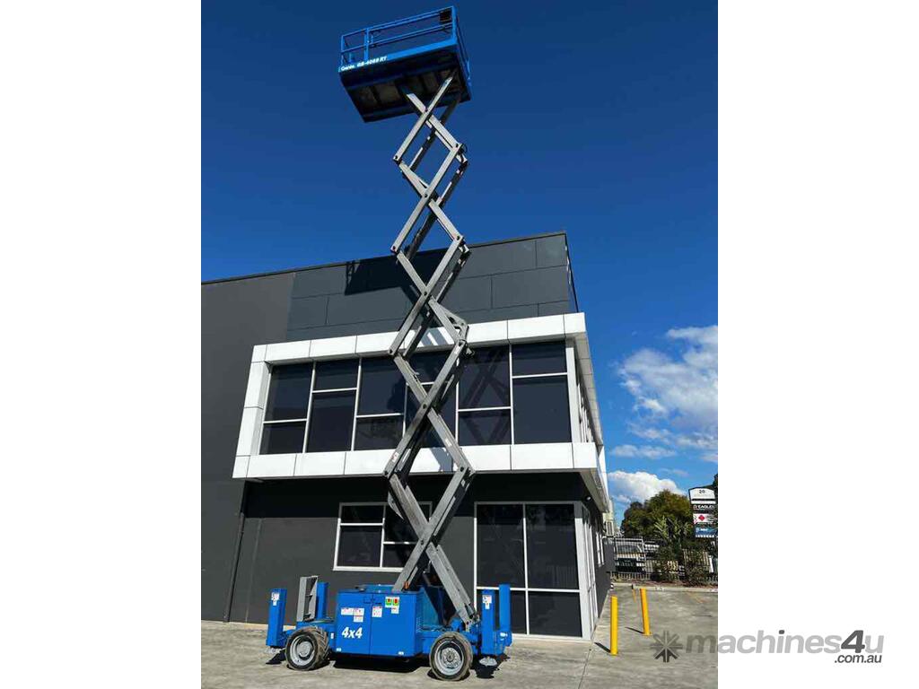 Used 2014 Genie GS4069RT Rough Terrain Scissor Lift in GLENBROOK, NSW
