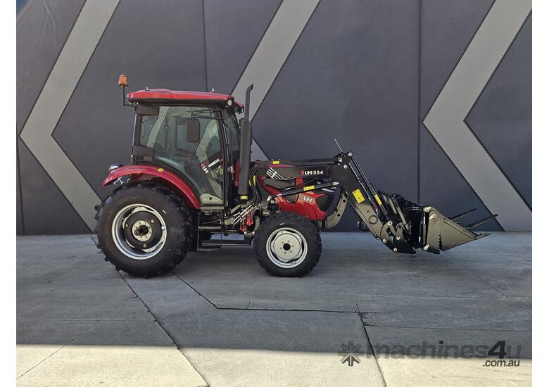 55HP UHI T554C Tractor with 7 Attachments