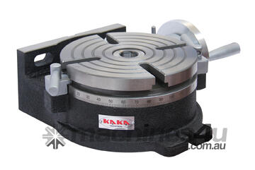 Kang Industrial HV-8 200mm Horizontal Vertical Rotary Table, Cast Iron Rotary Table, MT3 Bore