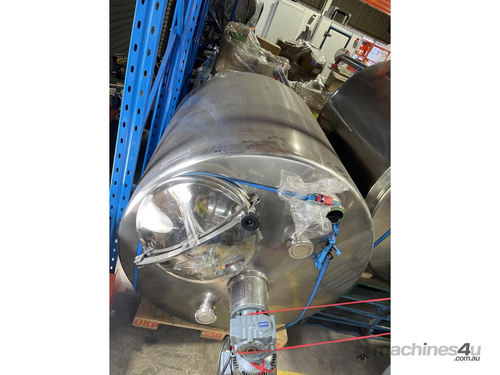 Used One jacketed Stainless Steel Tanks Stainless Steel Tanks in