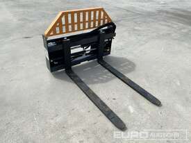 Hydraulic Adjustable Forks to suit Skidsteer Loade - picture0' - Click to enlarge