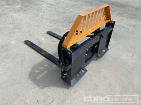 Hydraulic Adjustable Forks to suit Skidsteer Loade - picture1' - Click to enlarge