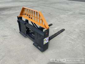 Hydraulic Adjustable Forks to suit Skidsteer Loade - picture2' - Click to enlarge