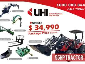 NEW UHI 55HP TRACTOR WITH 7 ATTACHMENTS (WA ONLY) - picture0' - Click to enlarge