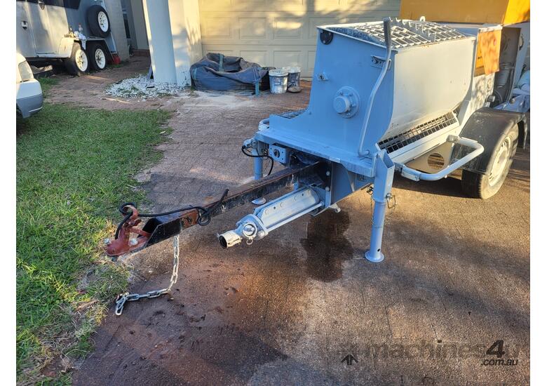 Used Putzmeister Putzmeister Render Grout Pump Render Spray Machine In 