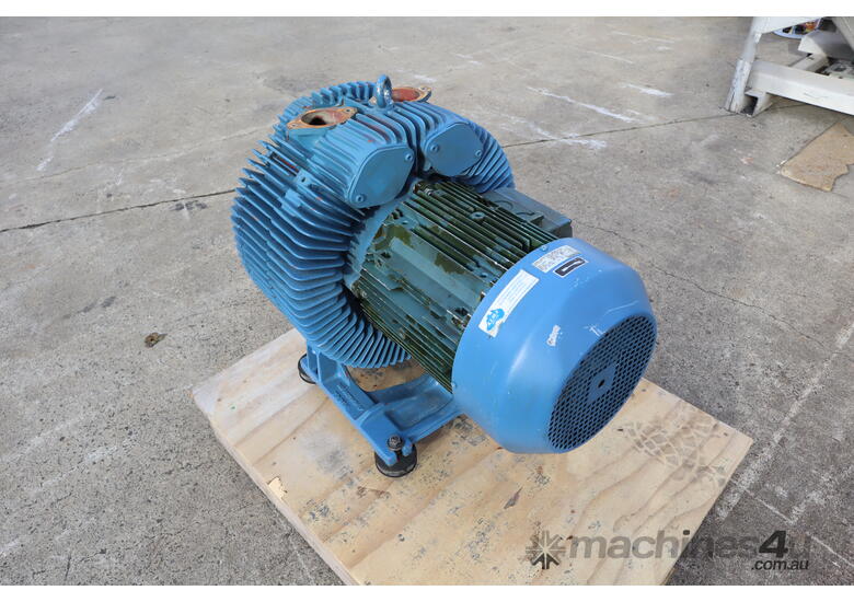 caption High Pressure Side Channel Blower Vacuum Pump - 11kw - Siemens Nash Elmo