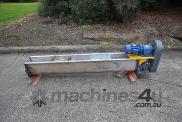 Stainless Steel Auger Feeder Screw Conveyor - 1.8m Long Screw