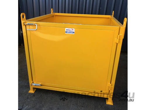 caption Bremco - BMP018-S Solid Sheet Metal Cage 1000kg - Australian Made