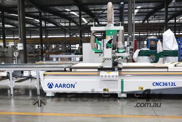 AARON 3700*1220mm Auto Loading & unloading flat bed 12 Linear tool changer nesting CNC Machine 3612L