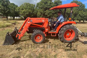 Kioti KL150hp Tractor ROPS Frame & Canopy + Attachments, Only 860 Hours!