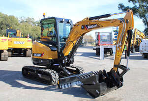 2023 SANY SY35U Excavator | 600mm Pin Included | Demo Unit | SY0039CC57278