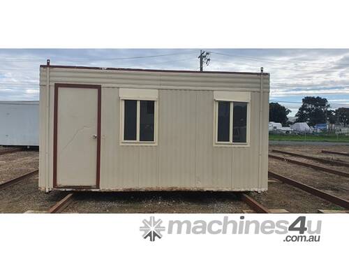 caption Auzbilt Portable Offices: 4.8m x 2.4m, Pre-Owned