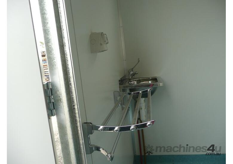 caption Auzbilt 2 Pan Portable Toilets, For Hire