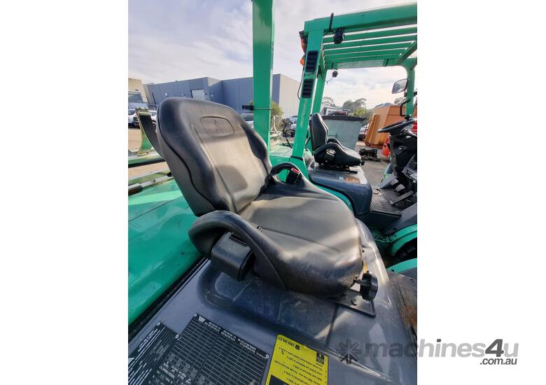 caption Mitsubishi 3.5T LPG 2-Stage Clearview Counterbalance Forklift