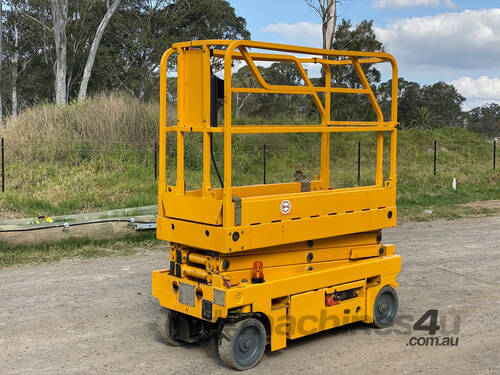caption Haulotte Optimum 8 Scissor Lift Access & Height Safety