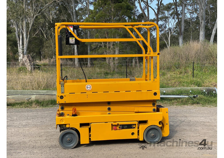 caption Haulotte Optimum 8 Scissor Lift Access & Height Safety