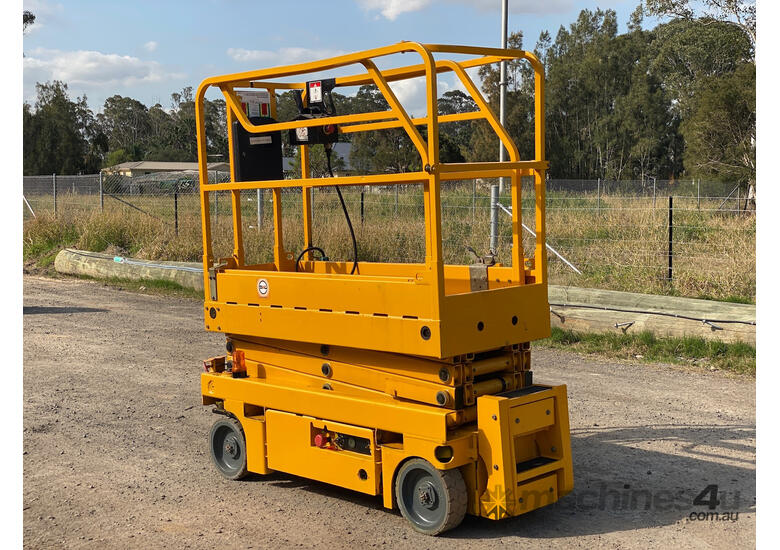 caption Haulotte Optimum 8 Scissor Lift Access & Height Safety