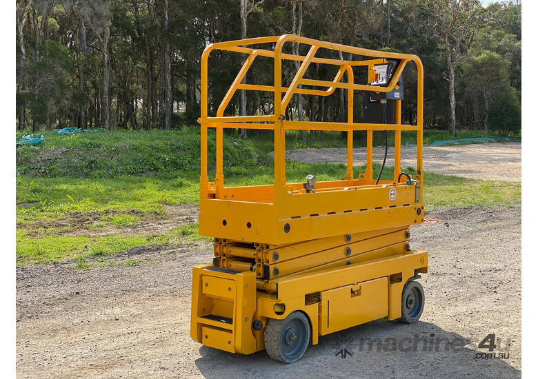 caption Haulotte Optimum 8 Scissor Lift Access & Height Safety