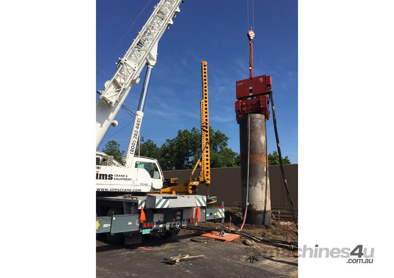 PVE 40VM Vibratory Hammer and Power Pack - Crane Suspended - Variable Moment - Single/Double Clamp - Hire